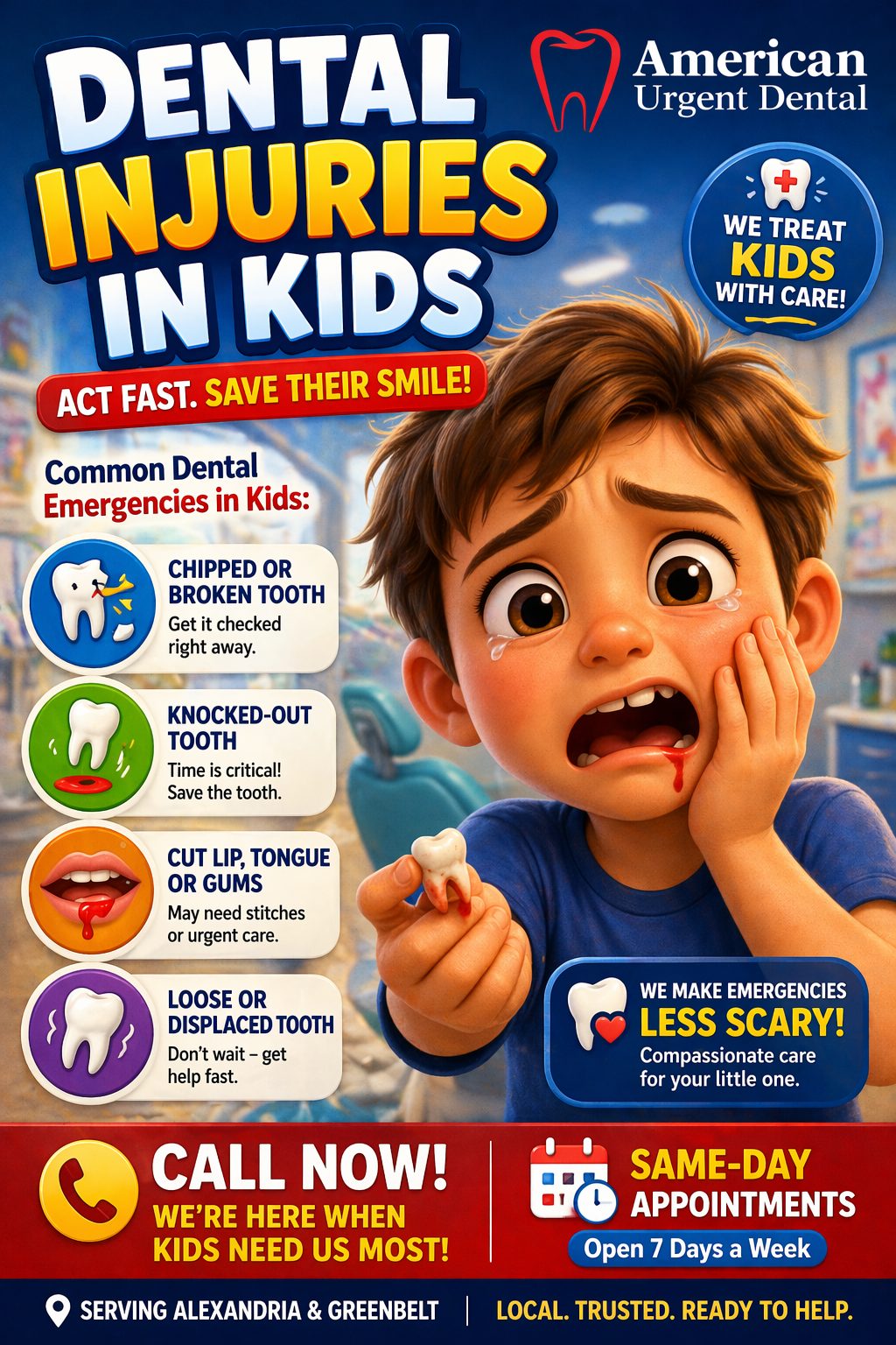Dental Injuries in Kids: A Parent's Emergency Dental Guide