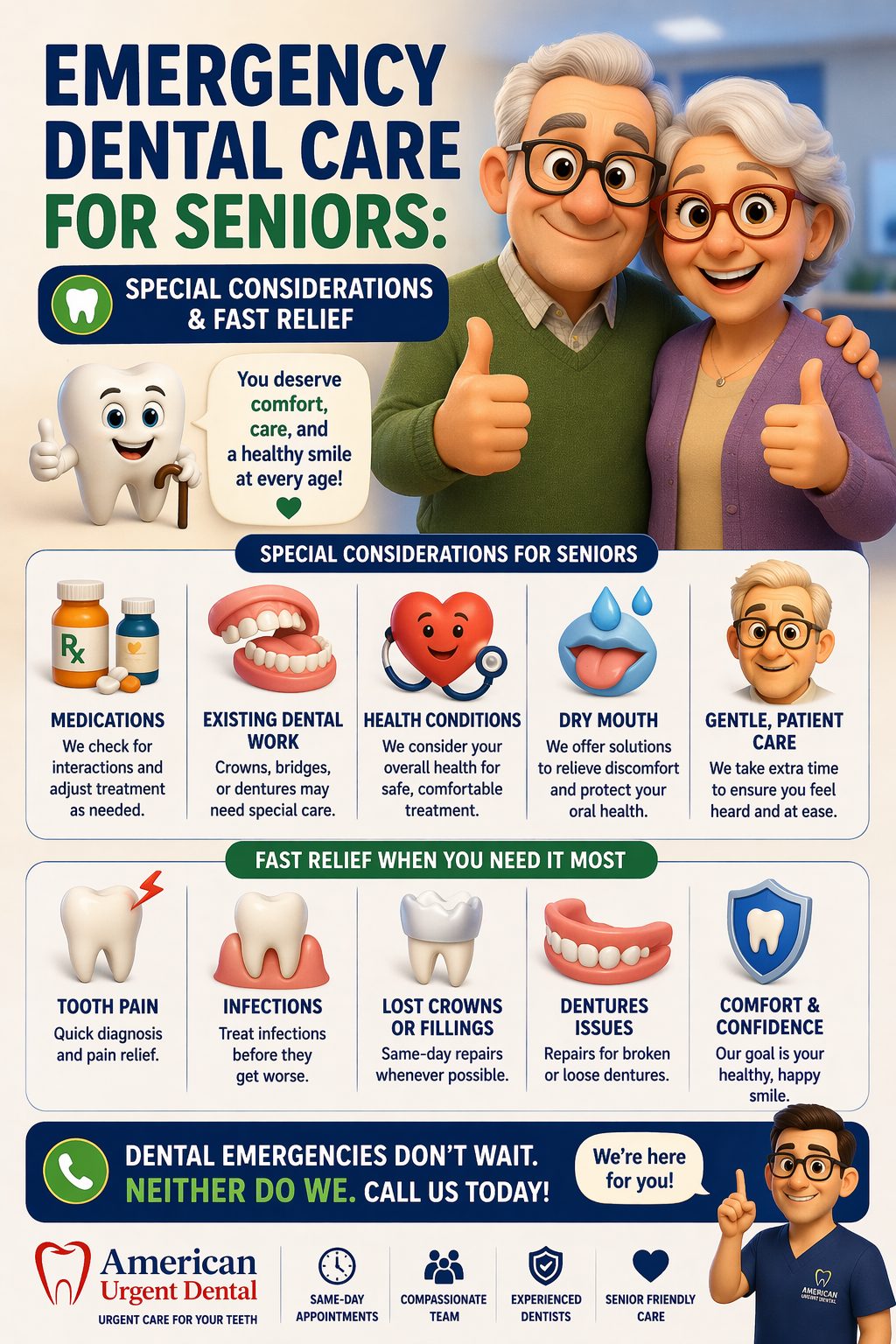 Emergency Dental Care for Seniors: Special Considerations & Fast Relief
