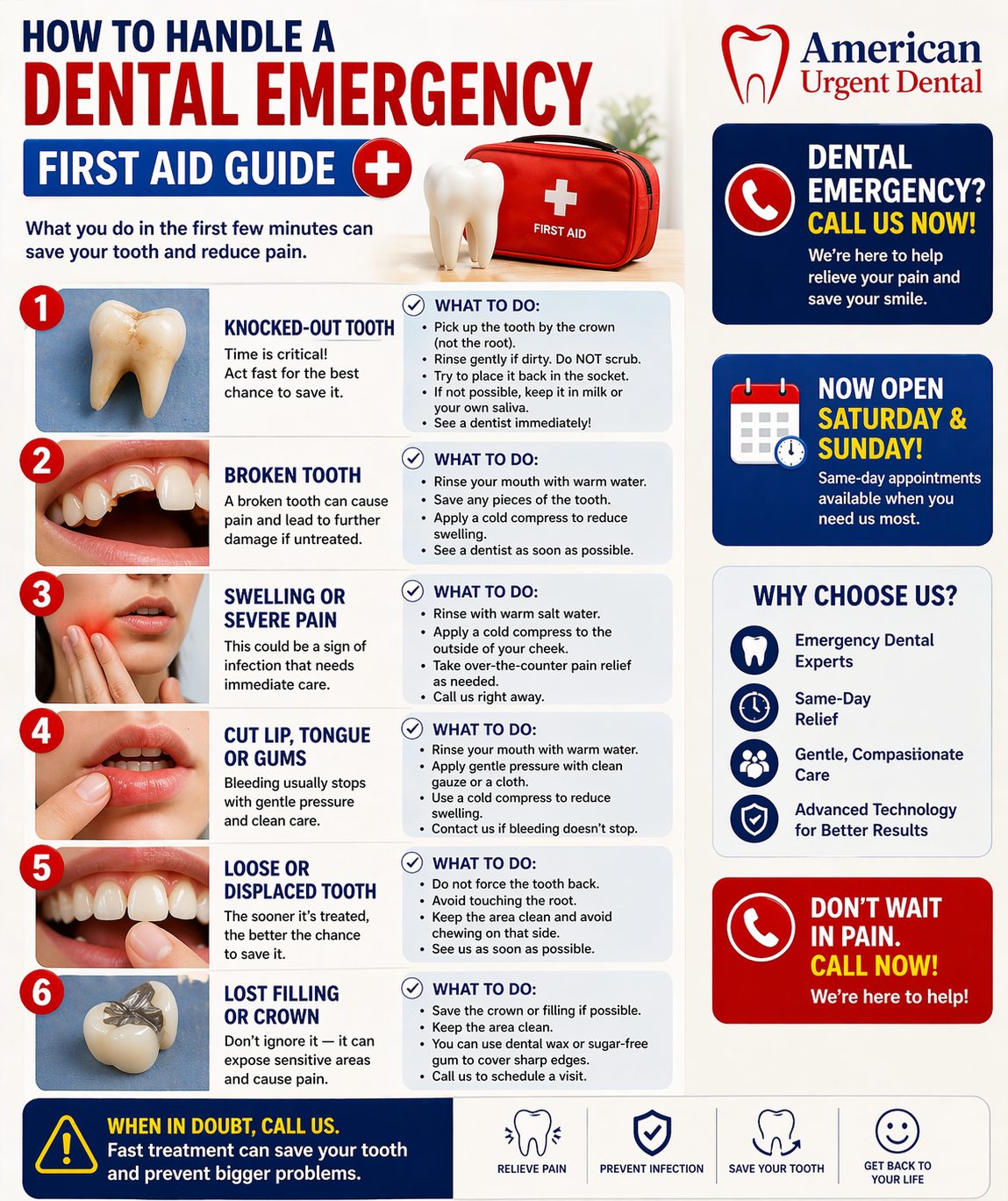 How to Handle a Dental Emergency: The Complete First Aid Guide