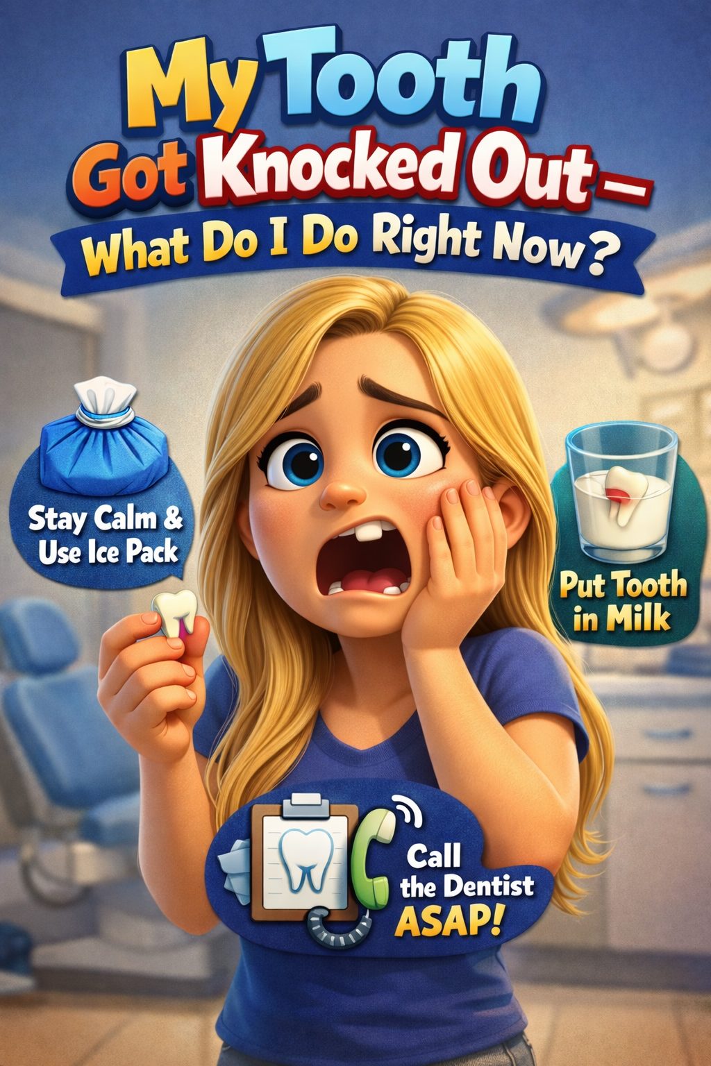 My Tooth Got Knocked Out — What Do I Do Right Now?
