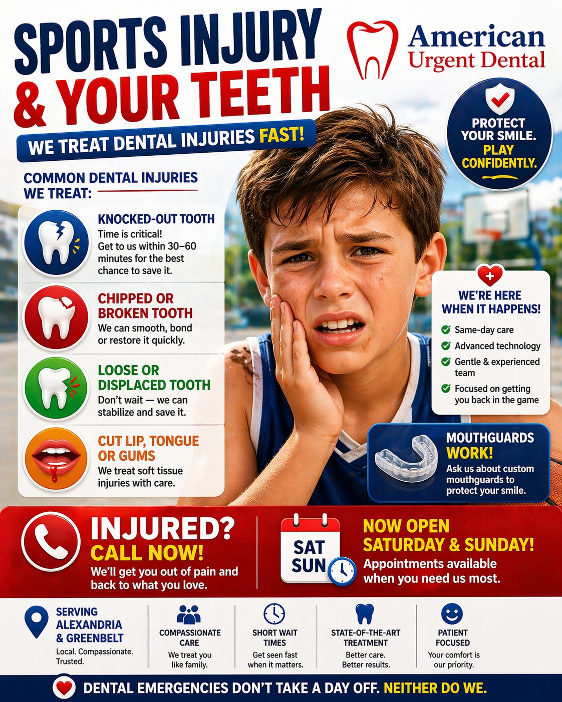 Sports Injury & Your Teeth: Mouthguards, Trauma & Emergency Care