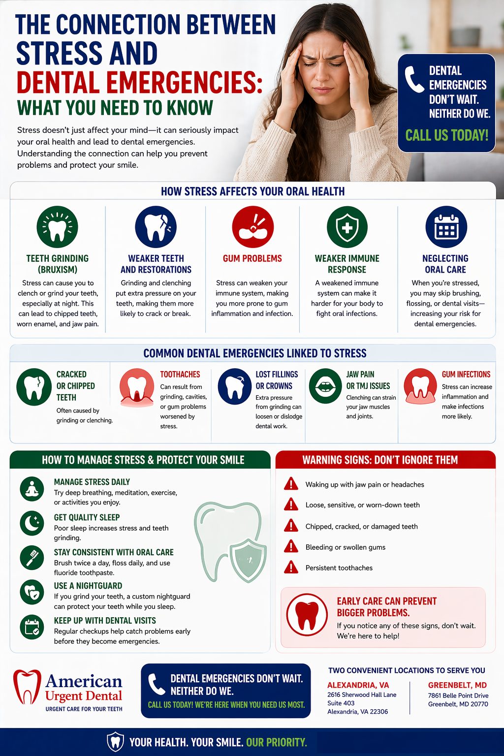 The Connection Between Stress and Dental Emergencies: What You Need to Know