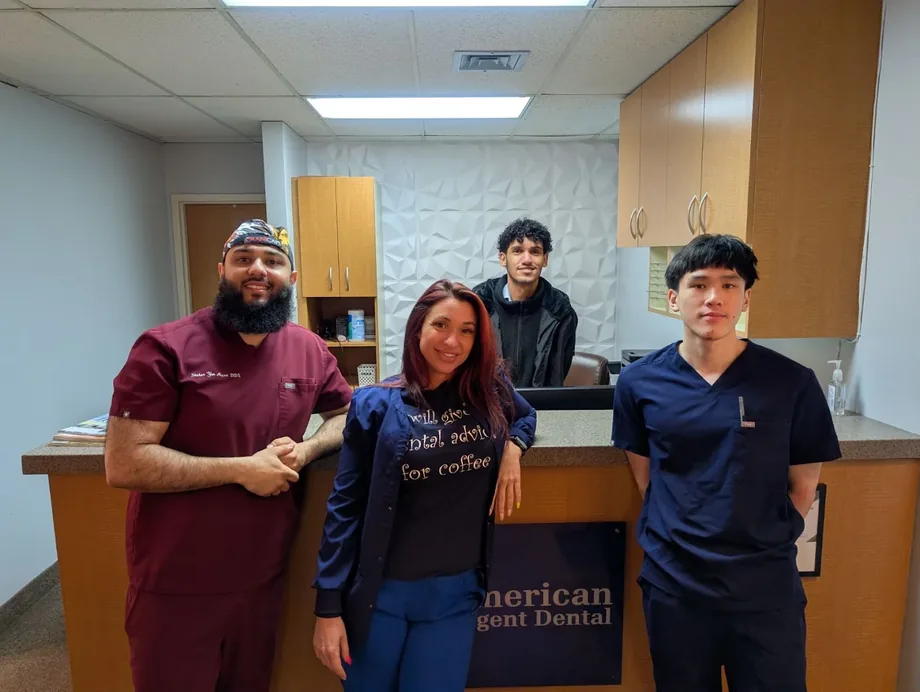 El equipo de American Urgent Dental